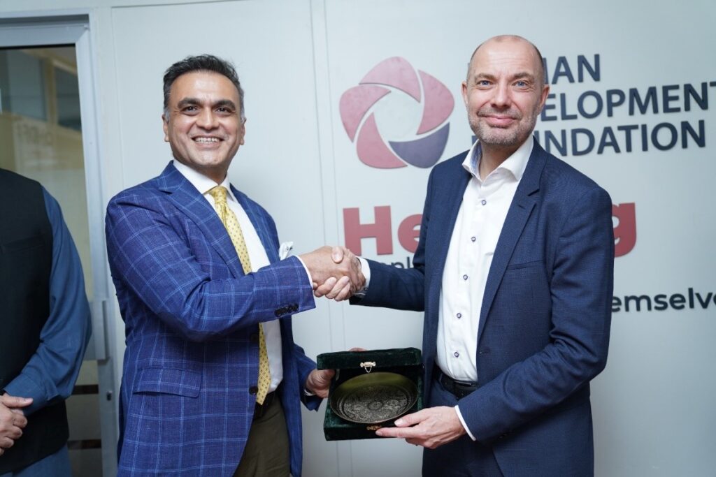 HDF Meets with the Danish Ambassador to Pakistan